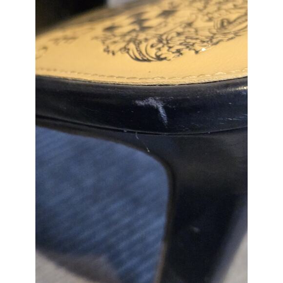 Vince Camuto Women's Leather Sandal Bootie Shoe 8M EU38.5 Navy. Very Good - Picture 6 of 13